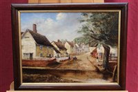 Lot 1052 - Victorian Naive School oil on canvas - Kersey...