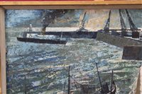 Lot 868 - Henry Collins (1910-1994) oil on board -...