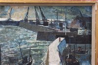Lot 868 - Henry Collins (1910-1994) oil on board -...