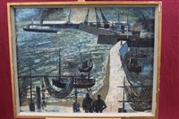 Lot 868 - Henry Collins (1910-1994) oil on board -...