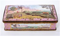 Lot 690 - Fine 18th century French enamel desk stand of...