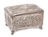 Lot 204 - Late 19th / early 20th century Chinese silver...