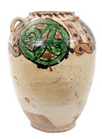Lot 101 - 11th - 12th century Nishapur pottery vase -...