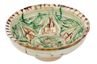 Lot 98 - 12th century Islamic Bamiyan sgraffito pottery...