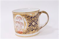 Lot 130 - Early 19th century Spode Imari palette mug...