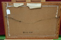 Lot 903 - *Lionel Bulmer (1919-1992) acrylic on board -...