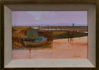 Lot 904 - *Lionel Bulmer (1919-1992) acrylic on board -...