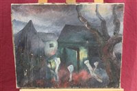 Lot 1107 - Bryan Nicholas Brooke (1915-1998) oil on...