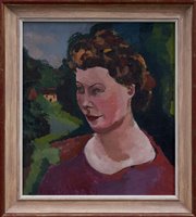 Lot 1110 - Denise Broadley (1914-2007 oil on canvas -...