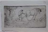 Lot 1116 - Anton Lock (1893-1970) sketchbook containing...