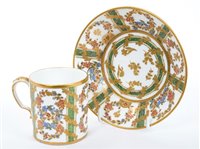 Lot 79 - Fine 18th century Sèvres porcelain coffee can...
