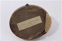 Lot 709 - Rare George III hair picture depicting a...