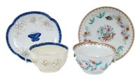 Lot 28 - 18th century Chinese famille rose tea bowl and...