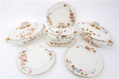 Lot 91 - Royal Worcester Vitreous part dinner service