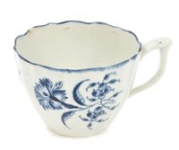 Lot 45 - Rare 18th century Worcester fluted tea cup...