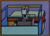 Lot 1061 - Ron Sims (1944-2014) acrylic on canvas -...