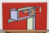 Lot 1062 - Ron Sims (1944-2014) acrylic on canvas - Alert...