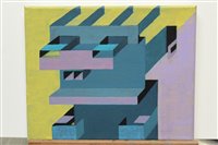 Lot 1063 - Ron Sims (1944-2014) acrylic on canvas - Bart...