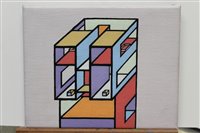 Lot 1065 - Ron Sims (1944-2014) acrylic on canvas - 8...