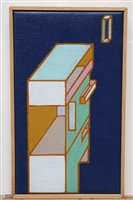 Lot 1068 - Ron Sims (1944-2014) acrylic on canvas -...