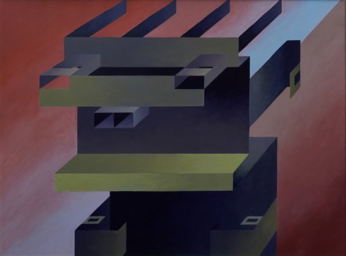Lot 1072 - Ron Sims (1944-2014) acrylic on canvas -...