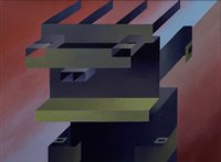 Lot 1072 - Ron Sims (1944-2014) acrylic on canvas -...