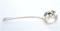 Lot 258 - Victorian silver Old English feather-edge...