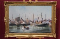 Lot 984 - Joe Crowfoot oil on canvas - Sale Ring Corner,...