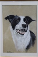 Lot 957 - Rex Flood (1928-2009) three pastel portraits...