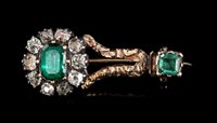 Lot 430 - Regency emerald and diamond Halley's comet...