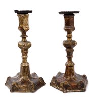 Lot 686 - Pair of early 18th century Continental carved...