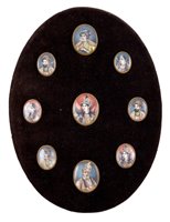 Lot 810 - Good collection of nine 19th century Indian...