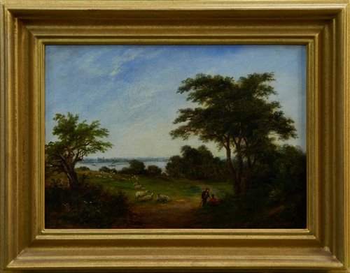 Lot 942 - Robert Burrows (1810-1883) pair of oils on...