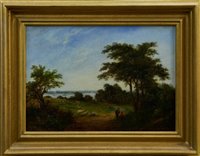 Lot 942 - Robert Burrows (1810-1883) pair of oils on...