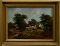 Lot 942 - Robert Burrows (1810-1883) pair of oils on...