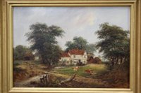 Lot 942 - Robert Burrows (1810-1883) pair of oils on...