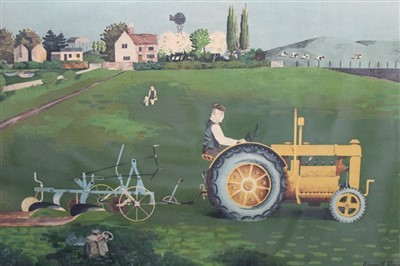 Lot 970 - Kenneth Rowntree (1915-1997) lithograph School...