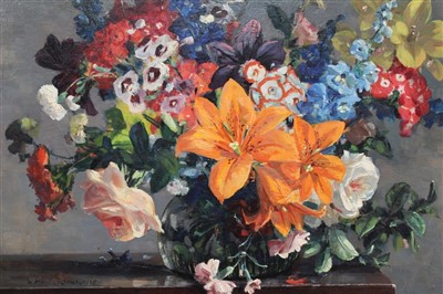 Lot 1066 - *Stuart Scott Somerville (1908-1983) oil on...