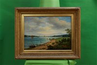 Lot 927 - John Moore of Ipswich (1820-1902) oil on...