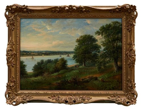 Lot 928 - John Moore of Ipswich (1820-1902) oil on...