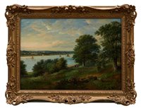 Lot 928 - John Moore of Ipswich (1820-1902) oil on...