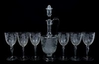 Lot 47 - Fine quality late Victorian decanter set -...