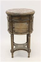 Lot 1225 - Late 19th / early 20th century French marble...