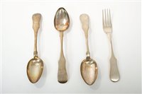 Lot 205 - Three 19th century Imperial Russian silver...