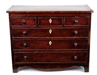 Lot 714 - Good Regency mahogany and ebony line inlaid...