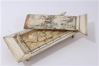 Lot 700 - Early 19th century Prisoner of War carved bone...