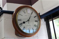 Lot 1179 - Victorian wall dial, by John Osburn, Bedford,...