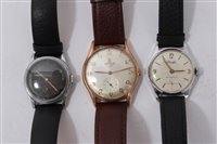 Lot 624 - 1940s gentlemen's Record military-style...