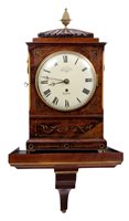 Lot 1162 - Regency bracket clock with gilt metal...