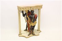 Lot 1203 - 18th century style Venetian marble topped...